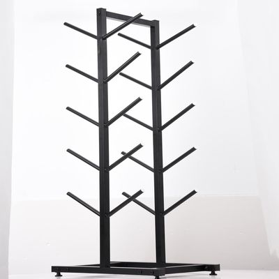 Double-Sided 5-Layer Skateboard Display Rack,Floor-Standing Snowboard Rack, Home Gym Organize Holder, Sample Board Display Rack, for Garage/Shop