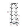 Double-Sided 5-Layer Skateboard Display Rack,Floor-Standing Snowboard Rack, Home Gym Organize Holder, Sample Board Display Rack, for Garage/Shop view 2