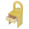 Miniature Dollhouse Sofa Chair Jewelry Box, Cream Yellow Furniture for Jewelry Holding, Miniature Arts and Doll House Decoration (Dressing Table(7 X 3.1 X 2.6in)) view 3
