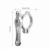 Bottle Cage Adapter, Water Bottle Cage Mount Water Bottle Cage Mounting Base (Silver) view 2