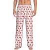 Christmas Pajama Pants Candy Red Funny PJ Pant for Men Women Matching Couples Unisex view 1