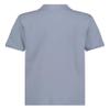 Calvin Klein Boys' Short Sleeve Micro Pique Solid Polo, Button Closure, Soft & Comfortable, Faded Denim, 8 view 2