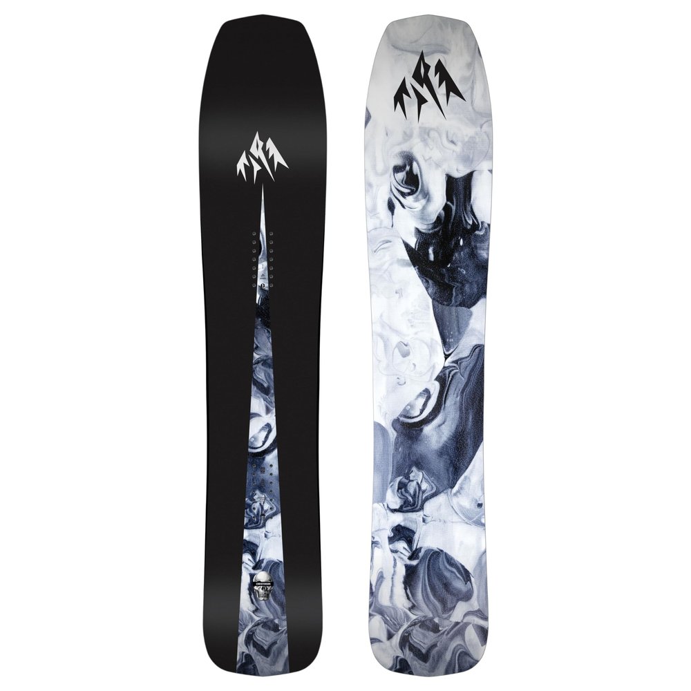 JONES - Mind Expander, Snowboards Surf Shape, Ideal for Creative freeriding and Freestyle, Size 158, Color Black