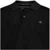 Calvin Klein Boys' Short Sleeve Micro Pique Solid Polo, Button Closure, Soft & Comfortable, Black, 14-16 view 4
