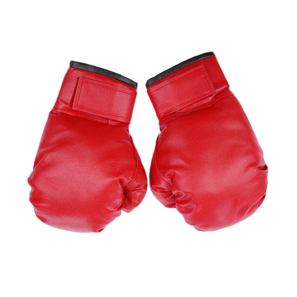 OHPHCALL 1 Pair Portable Boxing Gloves Kickboxing Gloves Men Thai Professional Sparring Boxing Supplies