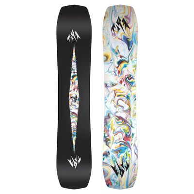JONES - Mind Expander Twin, Snowboards Surf Shape, Ideal for slashing pow, Poppin Pillows and tossin Tricks, Size 150, Color Black