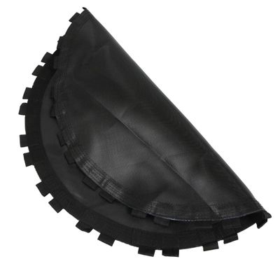FOYTOKI 1pc Replacement Jumping Mat for Round Trampoline Black Trampoline Mat Hooks Easy to Install Suitable for Outdoor Fun