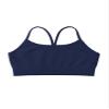 Kurve Girls' Underwear Crop Training Bra, Seamless Racerback Crop Top, UV Protective Fabric UPF 50+ (Made with Love in The USA), Dark Navy, Small/Medium (Ages 4-8) view 1