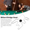 lihsong Billiard Bridge Portable Clear Acrylic Snooker Pool Cue Moosehead Billiard Accessory view 2