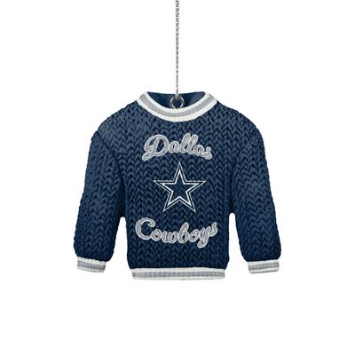 FOCO - NFL Football Holiday Sweater Resin Xmas Christmas Tree Hanging Ornament (Dallas Cowboys)