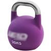 Kettle Bells Weight Gym Men's Competitive Kettlebell, Professional Strength Training Cast Iron Dumbbell, Swing/Squat/Deadlift, Sports Equipment(Purple-20kg) view 1