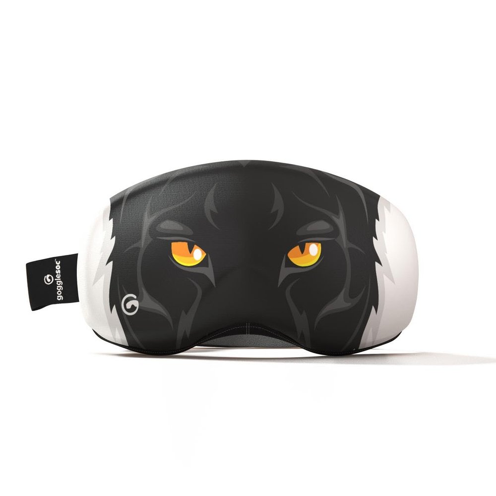 GOGGLESOC Pro Microfiber Protective Goggle Cover, Black Panther Fw24