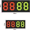 RhLLvJ Football Player Or Injury/Suspension Time Referee Replacement Board, Football Referee Replacement Board, Manual Scoreboard, Dual Sided Display view 2