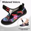 LeIsfIt Womens Wide Toe Box Shoes Adjustable Diabetic Walking Shoes Breathable Barefoot Zero Drop Sneakers for Arthritis Edema Swollen Feet MultiBlack Size 10 view 4