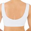 Fox Valley Traders Comfort Sleep Bra, Front Closure, White, Size 46 view 3