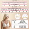 Fox Valley Traders Comfort Sleep Bra, Front Closure, White, Size 46 view 4
