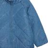 Carter's Baby Girls Midweight Quilted Fall Coat, Chambray, 12 Months view 4
