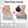 LeIsfIt Womens Wide Toe Box Shoes Adjustable Diabetic Walking Shoes Breathable Barefoot Zero Drop Sneakers for Arthritis Edema Swollen Feet Grey Size 6.5 view 3