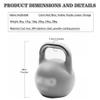 Kettle Bells Weight Gym Men's Competitive Kettlebell, Professional Strength Training Cast Iron Dumbbell, Swing/Squat/Deadlift, Sports Equipment(Yellow-16kg) view 4