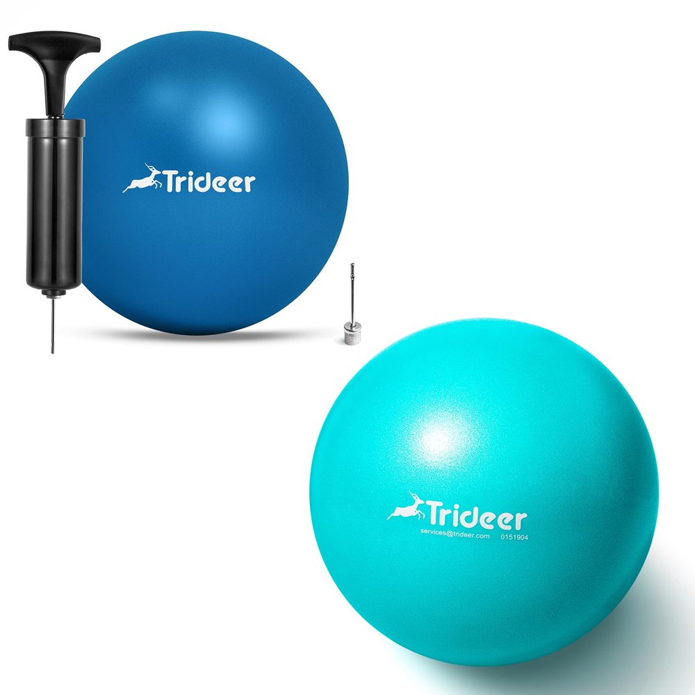 Pilates Core Yoga Ball, 7&9 Inch Barre Ball for Pilates, Yoga, Core Training, Physical Therapy, Balance, Stability, Stretching
