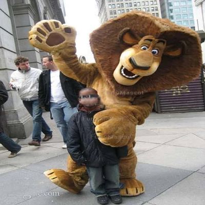 Adult Top Lion Suit Animal Mascot Costume Party Carnival Costumes