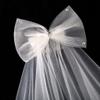 hokojix Wedding Veil for Kids with Comb Communion Veil Tulle Veils Wedding Hair Accessories 2 Short Length view 3