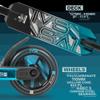 Invert Supreme Journey 1 Scooter Mini Tri Electro Teal/Silver/Black view 4
