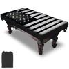 BUAEL Pool Table Cover, Waterproof & Dustproof Outdoor/Indoor Pool Table AccessoriesBilliards Accessories Polyester Taffeta Cloth Table (9ft) view 1