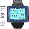 Cressi Raffaello Scuba Dive Wrist Computer - Black/White - Built-in Digital Compass - RGBM Algorithm Mixed Gas Planning - Black/Blue view 2