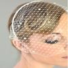 HUFFA Pearls Beading Black Mesh Face Veil Women Headband Cocktail Party Hair Accessories Wedding Headwear view 3