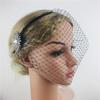HUFFA Black Birdcage Veil For Women Delicate Sun Style Shiny Rhinestones Headband Voile Wedding Accessories view 2