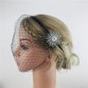 HUFFA Black Birdcage Veil For Women Delicate Sun Style Shiny Rhinestones Headband Voile Wedding Accessories view 3