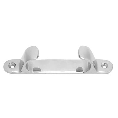 316 Stainless Steel Bow Chock, Marine Boat Yacht Hardware, Straight Cleat Line, Mirror Polished, Resistant, Sturdy for Salt Water Environment, with Multiple Size Options (6 Inch)