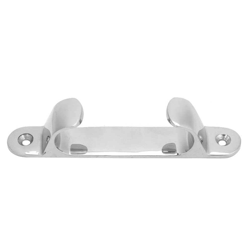 316 Stainless Steel Bow Chock, Marine Boat Yacht Hardware, Straight Cleat Line, Mirror Polished, Resistant, Sturdy for Salt Water Environment, with Multiple Size Options (6 Inch)