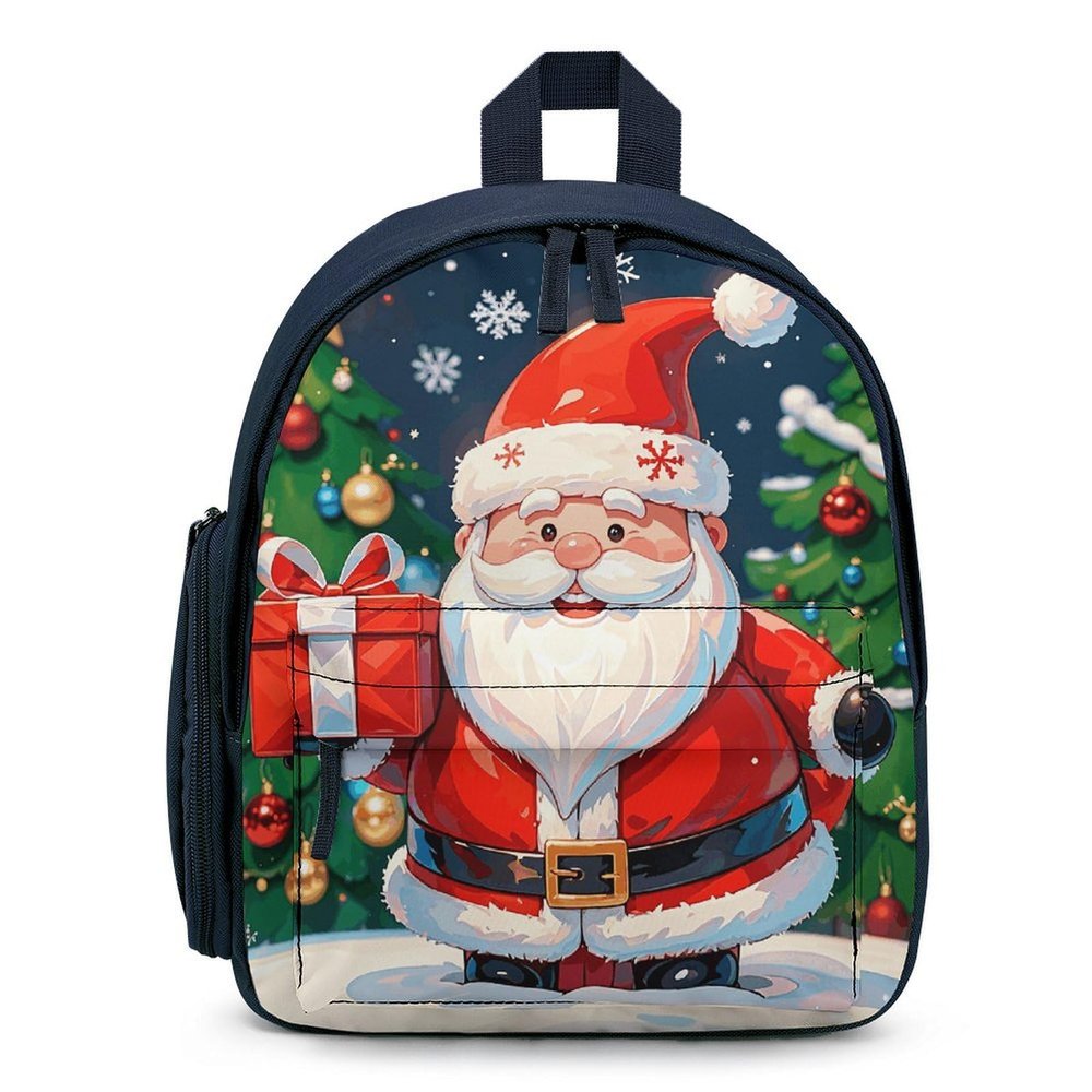 NQHJT Merry Christmas Santa Claus Backpack for Men Women Cute Bookbag Casual Bag Lightweight Backpack for Travel Work