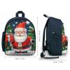 NQHJT Merry Christmas Santa Claus Backpack for Men Women Cute Bookbag Casual Bag Lightweight Backpack for Travel Work view 2