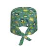 Cute Frog Frogs Working Cap Scrub Cap with Sweatband Adjustable Unisex Women Tie Back Hat Nurse Surgical Caps view 2