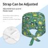 Cute Frog Frogs Working Cap Scrub Cap with Sweatband Adjustable Unisex Women Tie Back Hat Nurse Surgical Caps view 4