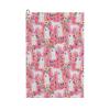 Xsovgoi Great Pyrenees Dog Floral Flower Waffle Golf Towels (24"X16") for Golf Bag with Hook and Loop Fastener view 1