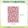 Xsovgoi Great Pyrenees Dog Floral Flower Waffle Golf Towels (24"X16") for Golf Bag with Hook and Loop Fastener view 4