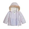 OshKosh B'gosh Girls' Warm Winter Parka Coat with Faux Fur Sherpa-Lined Hood, Lilac, 2T view 2