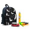 NQHJT White Bats Backpack for Men Women Cute Bookbag Casual Bag Lightweight Backpack for Travel Work view 3