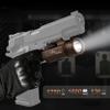 GOPLANT 1750 Lumens Weapon Light Flashlight, Only Rechargeable LED White Light Adjustable Rail-Mounted Without Laser, Aircraft-Grade Aluminum Tactical Gun Light for Picatinny or GL Rail view 3