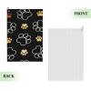 Xsovgoi Dog Paw Waffle Golf Towels (24"X16") for Golf Bag with Hook and Loop Fastener view 2