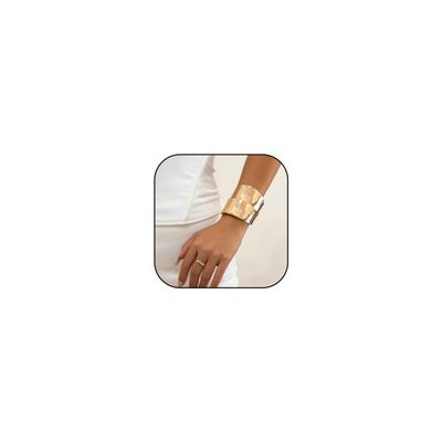 Hoheng Gold Cuff Bracelet Gold Bracelets for Women Chunky Gold Arm Cuff Bracelets Chunky Rings Punk Jewelry Birthday Gifts