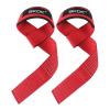 10xsport Anti-Slip Weightlifting Straps - Padded Neoprene Lifting Wrist Straps for Weightlifting, Bodybuilding, Powerlifting, Strength Training, Deadlifts - Durable Gym Straps for Men & Women, Heavy Pull Support (Red) view 1