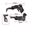 ARC Rail Adapter for Tactical Helmets, Fast Helmets Accessories Compatible with Impact Sport Headphones (Black) view 3