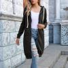 Womens Zip Up Jacket Fleece Long Jacket Y2k Hoodie Casual Loose Fit Hooded Sweatshirt Women Full Zip Plus Size Tunic Sweatshirt Mid Length Trendy Long Sleeve Oversized Hoodie Cozy Cardigan Jacket view 2