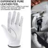 FINGER TEN Mens All Premium Soft Cabretta Leather Tour Fit Grip Left Hand Lh Bamboo Golf Tees Wood 2 3/4 3 1/4 Inch Wooden Tee Color Bulk view 4