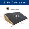 UKIA Slant Board for Squats - Slant Board Squat Wedge for Calf Stretching - Non-Slip 25 Degree Incline Knees Over Toes Weightlifting Equipment to Improve Athletic Performance view 4